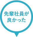 先輩社員が良かった 18%